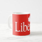 Logo liberale partij koffiemok (Voorkant links)