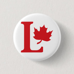 Logo liberale partij ronde button 3,2 cm