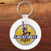 Logo libertariële politieke partij sleutelhanger (Voorkant)
