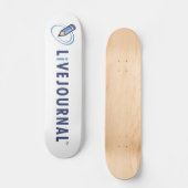 Logo LiveJournal (horizontaal) Skateboard (Voorkant)