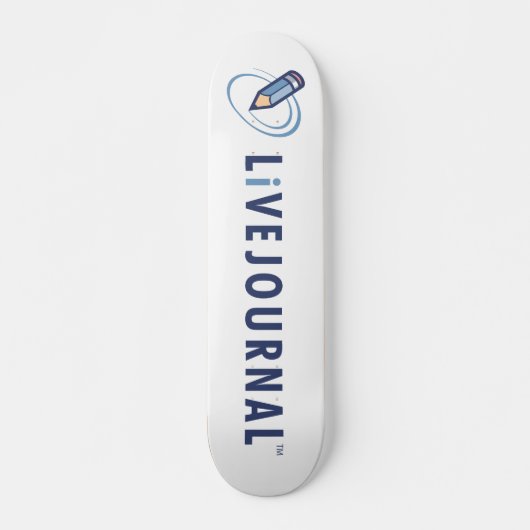 Logo LiveJournal (horizontaal) Skateboard (Voorkant)