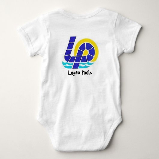 logo, Logan Pools Romper (Achterkant)