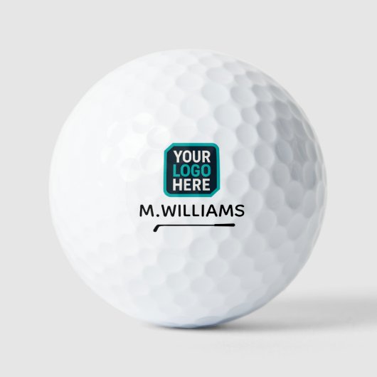Logo Logotype Merk Aangepaste Naam Golfballen (Voorkant)