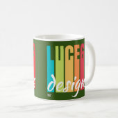 logo "LUCE69 DESIGN" Koffiemok (Voorkant rechts)