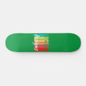logo "LUCE69 DESIGN" Persoonlijk Skateboard (Horizontaal)