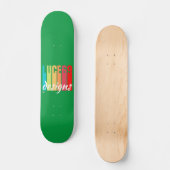 logo "LUCE69 DESIGN" Persoonlijk Skateboard (Voorkant)