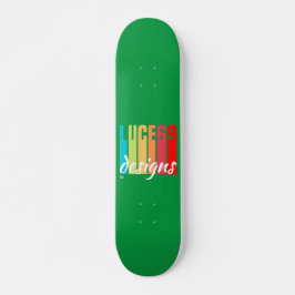 logo "LUCE69 DESIGN" Persoonlijk Skateboard