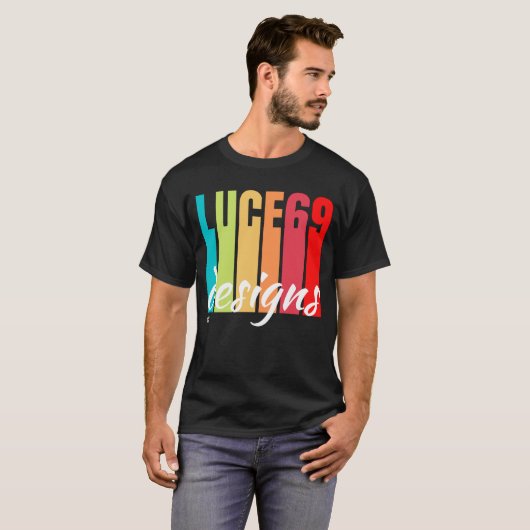logo "LUCE69 DESIGN" T-shirt (Voorkant volledig)