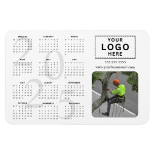Logo Maandelijkse foto 2025 Kalender Magneet