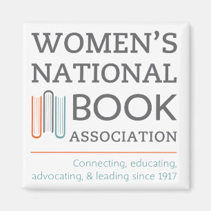 Logo magnet van de National Book Association voor 