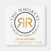 Logo Magnet van Rand Whiskeys van aflossing (Voorkant)