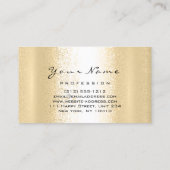 Logo make-up artiest haar nagels professioneel min visitekaartje (Achterkant)