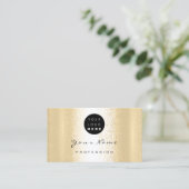 Logo make-up artiest haar nagels professioneel min visitekaartje (Staand voorkant)