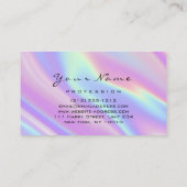 Logo Makeup Artist Hair Nails Abstract Visitekaartje (Achterkant)