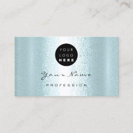 Logo Makeup Artist Hair Nails Professional blauw Visitekaartje