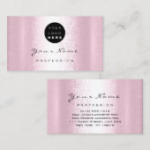 Logo Makeup Artist Hair Nails Professional Blush Visitekaartje (Voorkant / Achterkant)