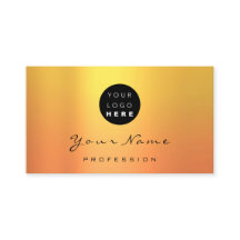 Logo Makeup Artist Hair Nails Yellow Oranje