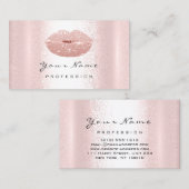 Logo Makeup Artist Professional Lips Kiss Blush Visitekaartje (Voorkant / Achterkant)