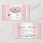 Logo Makeup Artist Professional Lips Kiss Blush Visitekaartje (Voorkant / Achterkant)