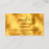 Logo Makeup Boutique Lash Studio Gold Brows Roze Visitekaartje