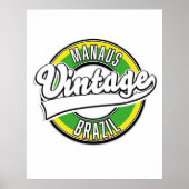 logo Manaus Brazilië Poster (Voorkant)