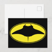 Logo Manta Ray Briefkaart (Voorkant / Achterkant)