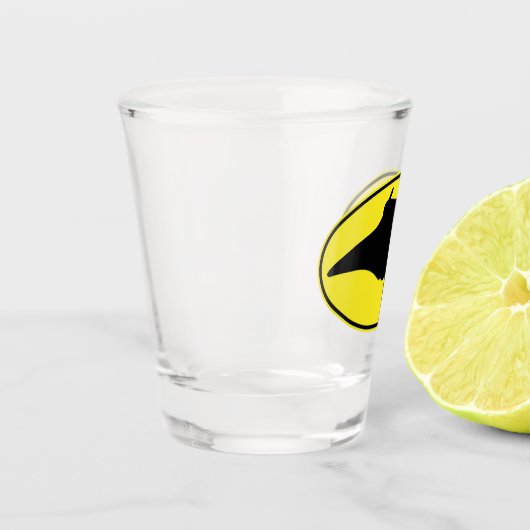 Logo Manta Ray Shot Glas (Links)