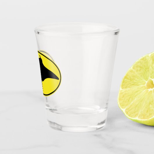 Logo Manta Ray Shot Glas (Rechts)