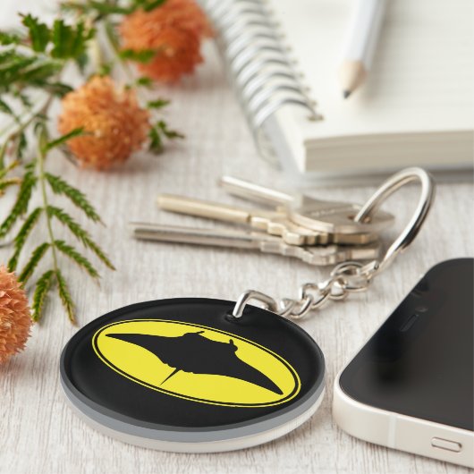 Logo Manta Ray Sleutelhanger (Voorkant Rechts)