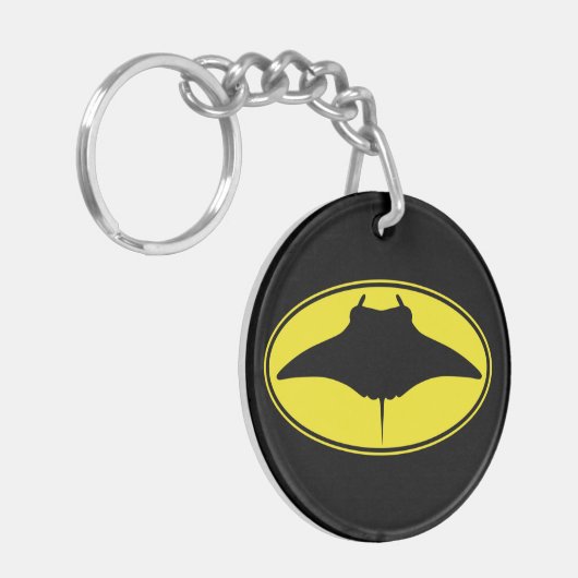 Logo Manta Ray Sleutelhanger (Voorkant Links)