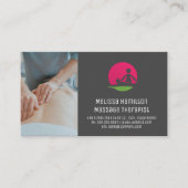 Logo Massagetherapeut Visitekaartje (Voorkant)