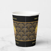 Logo Medewerker Bedrijf Promotie Custom Papieren Bekers (Rechts)