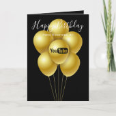 Logo-medewerker/client-ballon meegeleverd kaart (Voorkant)