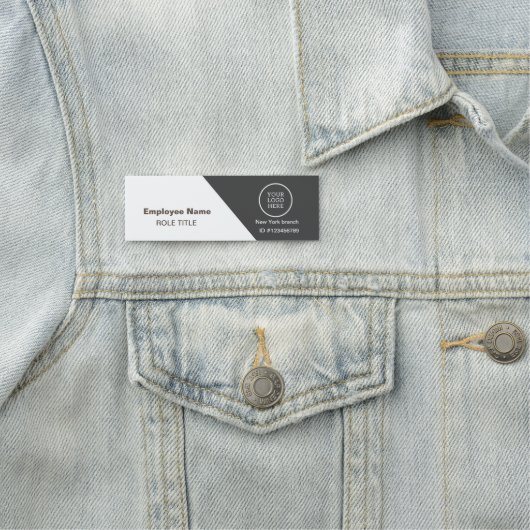 Logo Medewerker Foto Magnetische Veiligheid Speld  Naamplaatje (In situ)