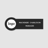 Logo Medewerker Personeel Magnetische of Speld Naa Naamplaatje (Voorkant)