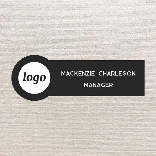 Logo Medewerker Personeel Magnetische of Speld Naa Naamplaatje