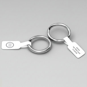 Logo Merk Barbell Sieraden Sticker Prijs Labels