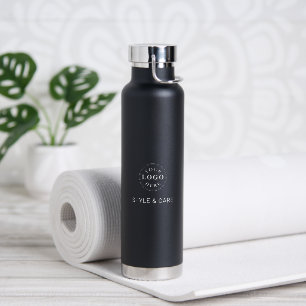 Logo Merk Gedrukte Waterfles Marketing Gebruik Ite
