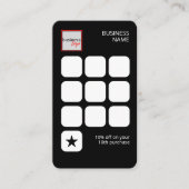 LOGO MERK PROFESSIONEEL BEDRIJF ZWART LOYALITEIT K VISITEKAARTJE (Voorkant)