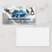 Logo met autowrakken | Icons voor automatische ser Visitekaartje (Voorkant / Achterkant)