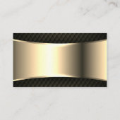 Logo met autowrakken | Schoonmaakservice Gold Meta Visitekaartje (Achterkant)