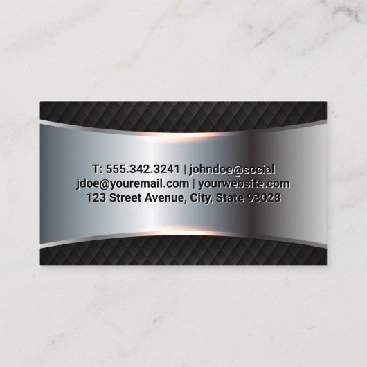 Logo met autowrakken | Spuitfles Visitekaartje (Achterkant)