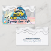 Logo met autowrakken | Zeep Sud Visitekaartje (Voorkant / Achterkant)