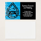 Logo met autowrakken | Zeepbellen Visitekaartje (Voorkant /achterkant)