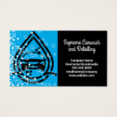 Logo met autowrakken | Zeepbellen Visitekaartje (Voorkant)