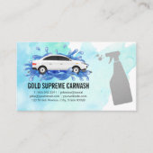 Logo met carrosserie | Spuitfles Visitekaartje (Voorkant)