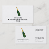 Logo met Dividers Champagne Visitekaartje (Voorkant / Achterkant)