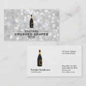 Logo met Dividers Champagne (witte bokeh) Visitekaartje (Voorkant / Achterkant)