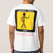 Logo MET ÉÉN BREED LEVENSDUUR T-shirt (Achterkant)