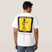 Logo MET ÉÉN BREED LEVENSDUUR T-shirt (Achterkant volledig)